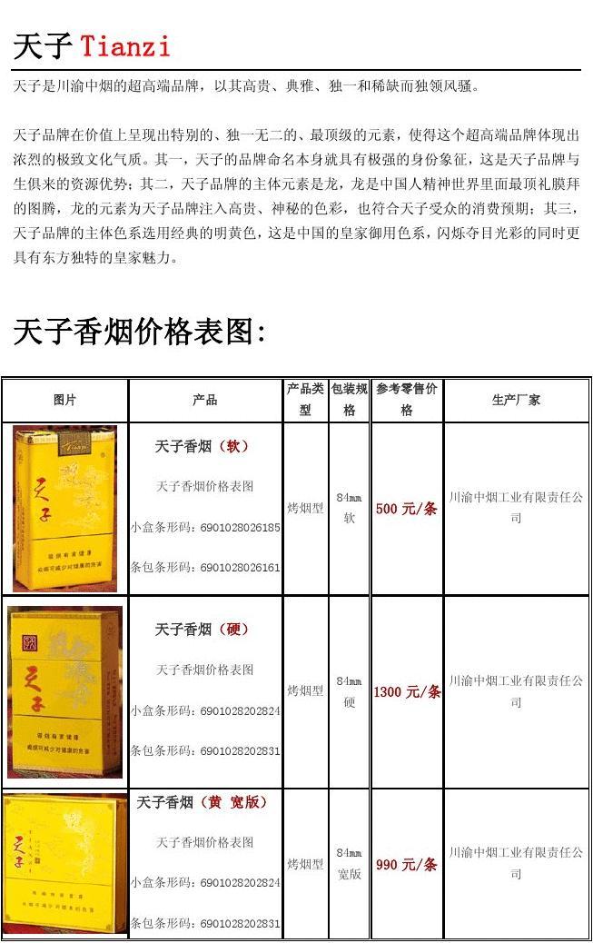 最新天子烟，独特魅力与时代风采的品味